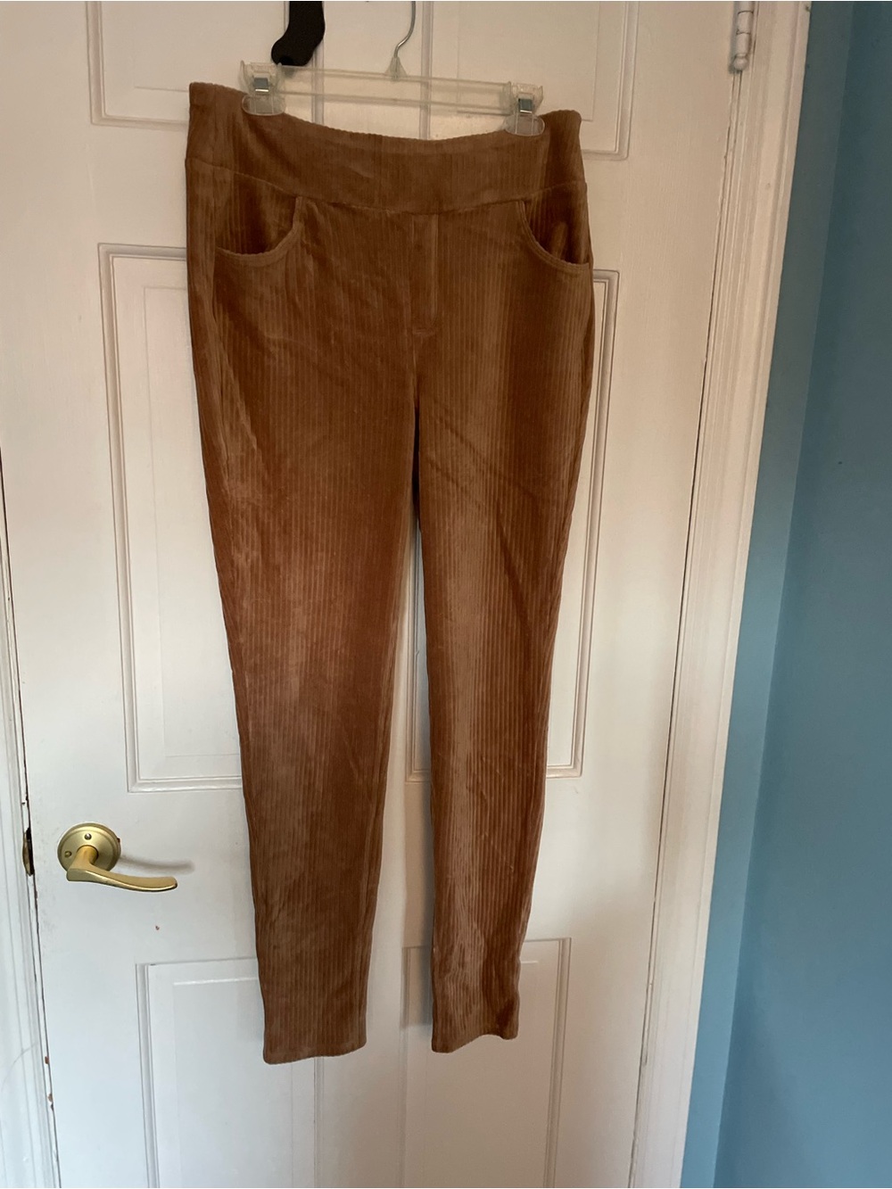 Corduroy Denim & co. Light brown pants